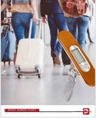 PLS001 Mini Digital Travel Luggage Scale Various Colourful 88lbs ABS LCD Display Hanging Scale for Travel Kitchen Scale