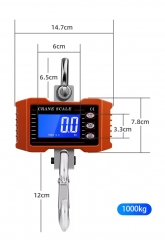 OCS-P1 Industrial Hanging Scale 1500kg/1000kg/500kg Crane Scale Heavy Duty LED Digital Hook Weighing Scales