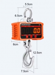 OCS-P5 1000kg(2200lbs) Digital Industrial Heavy Duty Hanging Crane Scale W/ Remote Control Accurate Sensor&LCD Display
