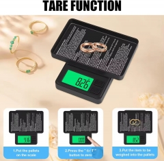 CX-T2 Factory Direct Digital Pocket Scale 200g 0.01g Stainless Steel Mini Jewelry Weighing Scale with LCD Display Screen