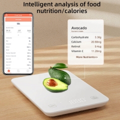 CK829BLE Best Price bluetooth Nutrition Food Weight Scale Digital Food Kitchen Scale Smart Food Scale with Nutritional Calculator