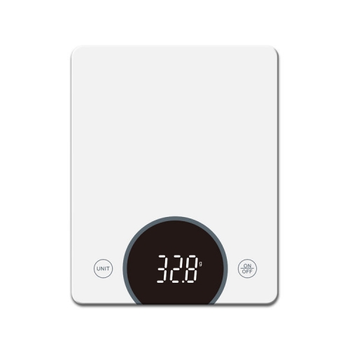 CK650-147 New Design 10kg Portable Smart Digital Measuring Scale Glass Food Weight Scale with LED Display for Kitchen Use
