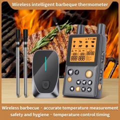HKBQ-05-2 Wireless Meat Thermometer with Dual Meat Probe for Cooking Grill Wireless Food Thermometer