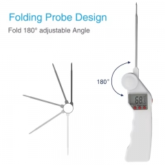 E-57 Digital Handheld Cooking Meat Thermometer Folding Food Thermometer