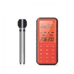 HKBQ25 Wireless Meat Thermometer with Dual Meat Probe for Cooking Grill Meat Thermometer Wireless
