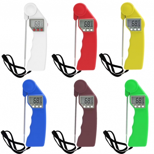 E-57 Digital Handheld Cooking Meat Thermometer Folding Food Thermometer
