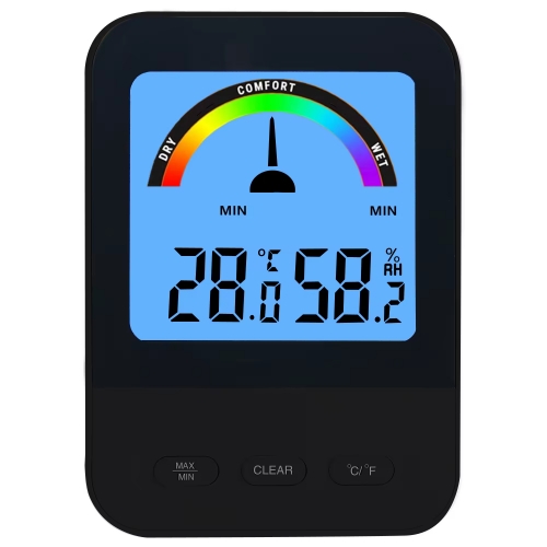 SN2055 Simple Design Colorful Max Min Thermometer Hygrometer Digital Temperature Humidity Meter
