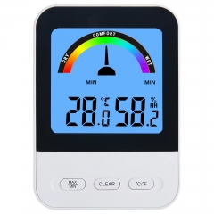 SN2055 Simple Design Colorful Max Min Thermometer Hygrometer Digital Temperature Humidity Meter
