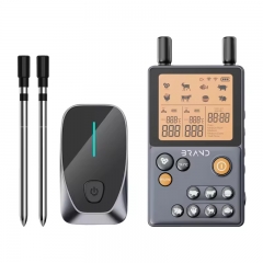 HKBQ-05-2 Wireless Meat Thermometer with Dual Meat Probe for Cooking Grill Wireless Food Thermometer