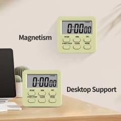 JS-186 Mini Electronic Digital Countdown Timer New Style Kitchen Cooking Magnet Timer Perfect Workmanship Plastic Study Game Alarm
