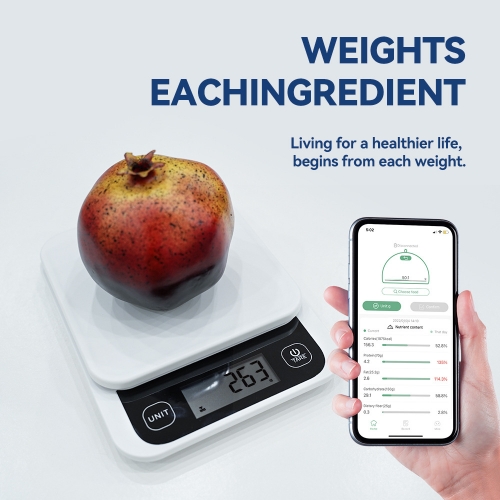 KP2048B 5 Kg/1g Digital Weighing Food Scale with Wall Hanging Hole Kitchen Tool