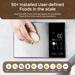 Custom Digital Kitchen Food Scale With Calories 5kg Capacity Smart Nutrition Facts Scale Lcd Display