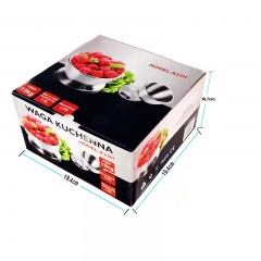 K33H 5kg/0.1g High Quality Lcd Display Stainless Steel Round Electronic Weighing Balance Kitchen Scale Digital Food Scale