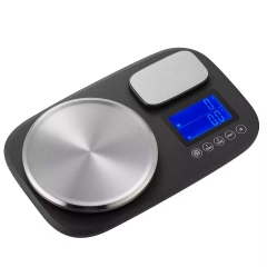 K500H 1kg/0.1g and 15kg/1g Kitchen Scale Stainless Steel Weighing Scale for Food Diet Postal Balance Measuring Lcd Electronic Scales