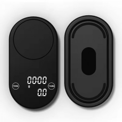K108 Newest Portable Mini Digital LED Display Office Coffee Scales Multifunction with USB Charging & Timing for Kitchen Use