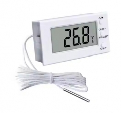 DTH-168 High-temperature Resistant Thermometer with Probe Temperature -50~300℃ Embedded Electronic Digital Display Thermomete