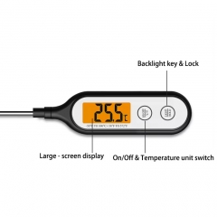 PT11 Quick Reading Display Barbecue Thermometer Waterproof Food Grade Probe Portable Electronic Thermometer Water Thermometer