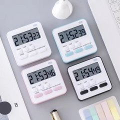TM-009 With Flashing Light Timer Cooking Kitchen Sport Study Game With Magnetic Countdown Alarm Clock