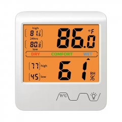 MC505F Indoor Thermometer Humidity Gauge Room Thermometer Accurate Wall Digital Hygrometer Temperature Humidity Sensor