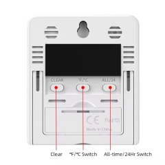 MC06S Indoor Humidity Meter and Room Thermometer with Temperature Gauge Digital Monitor for Home Comfort Hygrometer