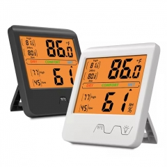 MC505F Indoor Thermometer Humidity Gauge Room Thermometer Accurate Wall Digital Hygrometer Temperature Humidity Sensor