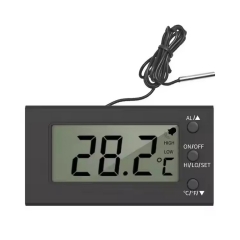 DTH-168 High-temperature Resistant Thermometer with Probe Temperature -50~300℃ Embedded Electronic Digital Display Thermomete
