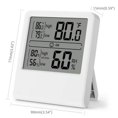 MC06Y Indoor Room LCD Electronic Temperature Humidity Meter Digital Thermometer Hygrometer Household Thermometer