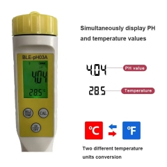 BLE-PH03A Smart Ph Meter Dough Ph Tester with Backlight for Meat Cheese High Sensitive Food ph Meter