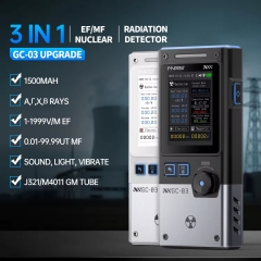 GC-03 Full Function High Precision Geiger Counter 3in1 Electric Magnetic Nuclear Radiation Detector