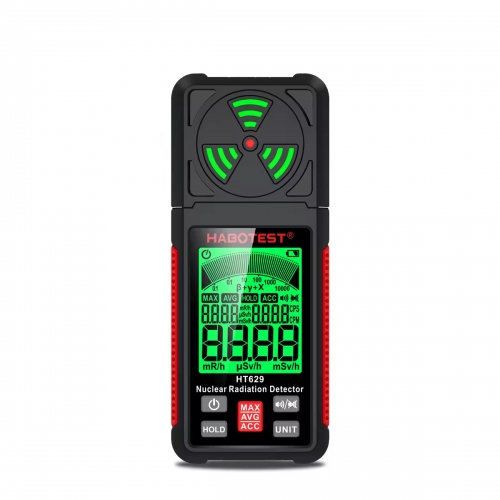 HT629 Geiger Counter Nuclear Radiation Detector X-ray Beta Gamma Radioactivity Detector For Nuclear Wastewater Tester