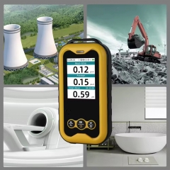 FS-5000 Geiger Counter Radiation Dose Dosimeter Nuclear Radiation Detector Radiation Survey Meter for X Beta Gamma Ray
