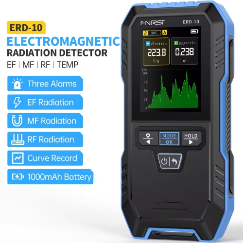 ERD-10 Electrical Electromagnetic Radiation Detector House Appliances Alarm Electromagnetic Field RF EMF Test