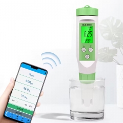 LE-9901 compatible Water Quality Tester 3 in 1 Temperature TDS PH Meter by Mobile App