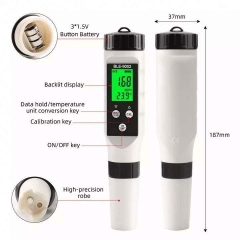 BLE-9002 Smart Digital PH Meter 0~2990ppb Ion Concentration Tester 2 in 1 H2 TEMP OEM & ODM Supported
