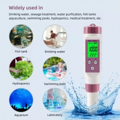 BLE-C600 Portable ph Meter 7 in 1 Smart pH /TDS/EC/ ORP/ Salinity/S.G/ Temperature
