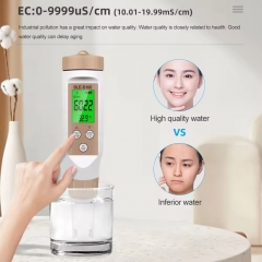 BLE-S100 Blue Tooth Smart APP Online Smart Pocket Salt Meter Digital 4 in 1 EC Salinity Tds Temp Meter