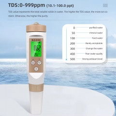 BLE-S100 Blue Tooth Smart APP Online Smart Pocket Salt Meter Digital 4 in 1 EC Salinity Tds Temp Meter