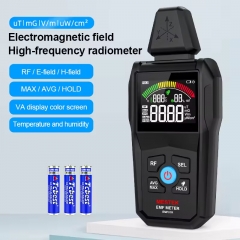 EMF01R Electromagnetic Radiation Tester Electromagnetic Field Radiation Detector Tester Emf Meter Counter Emission Dosimeter