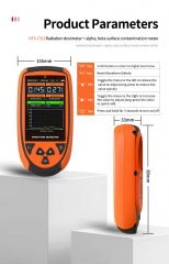 LND7311 Nuclear Radiation Detector Geiger Counter Mica Window Radon Detector Alpha Beta Surface Contamination Monitors