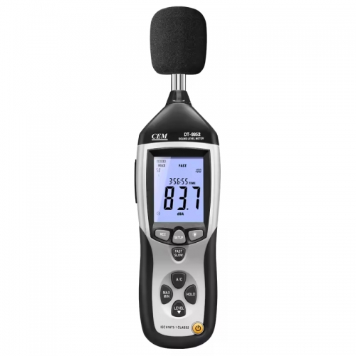 CEM DT-8852 Range 30-130 DB Digital Sound Level Meter with Data Logger Function Usb Sound Recorder