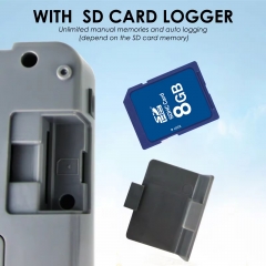 YH-K Type88598 High Quality Digital 4 Channel Wallmount SD Card Logger K-Type Thermocouple Thermometer Sensor for Automotive Industry