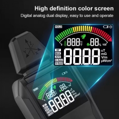 EMF01R Electromagnetic Radiation Tester Electromagnetic Field Radiation Detector Tester Emf Meter Counter Emission Dosimeter