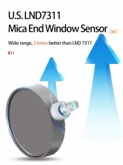 LND7311 Nuclear Radiation Detector Geiger Counter Mica Window Radon Detector Alpha Beta Surface Contamination Monitors