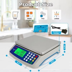 DT-580 30kg/1g Commercial Small Pricing Electronic Material Table Scale DT580 Kitchen Cooking Household Baking Food Meat Platform Scale