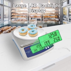 DT-580 30kg/1g Commercial Small Pricing Electronic Material Table Scale DT580 Kitchen Cooking Household Baking Food Meat Platform Scale