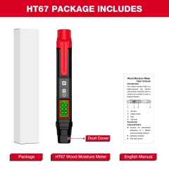 HT67 Wood Chip Floor Dryall Building Moisture Meter Tool to Check Moisture in Wood Check Moisture Content of Wood