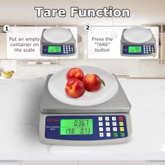 DT-580 30kg/1g Commercial Small Pricing Electronic Material Table Scale DT580 Kitchen Cooking Household Baking Food Meat Platform Scale