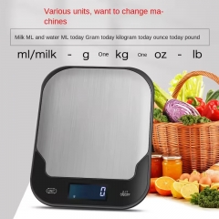 LW-K10 Custom Thin Stainless Steel Portable Electronic Kitchen Scale Small Household Bench for Weight Measurement for Food Pastry Baking