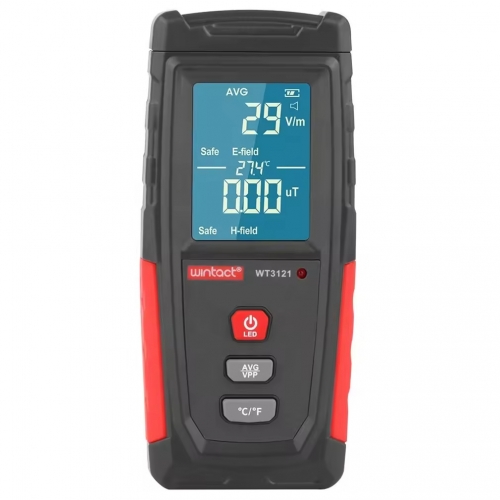 WT3121 Electromagnetic Radiation Tester Portable Digital LCD Electric Magnetic Field EMF Meter Dosimeter Detector