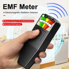 K-II LED Magnetic Field Detector Ghost Hunting Paranormal Equipment Tester Portable Counter K-II LED EMF Meter